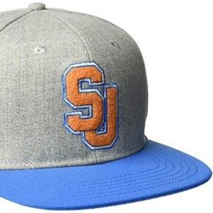 Sean John Men's Baseball Cap Gray Chenille Logo